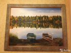 Картина Осень пейзаж 60х80 холст масло