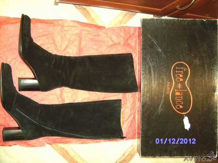 Сапоги замшевые зимние Frie Lanz, Франция