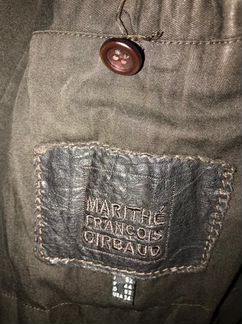 Мужской пиджак кожаный maurice franois girbaud