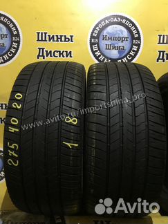 Летние Шины 275 40 20 Bridgestone Turanza T005 RFT