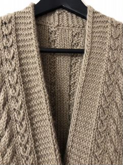 Кофта вязаная шерсть/ангора новая, ручная работа