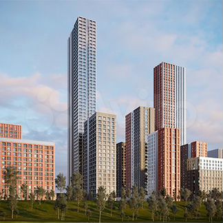 1-к квартира, 43.4 м², 49/52 эт.