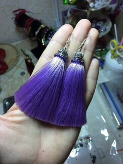 Серьги-кисти