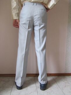 Брюки мужские светло-серые