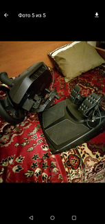 Руль игровой с педалью Logitech momo Racing