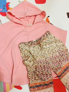 Пончо-толстовка zara 5-6л 116см