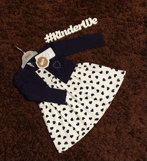 Детская одежда. Платье с рисунком 