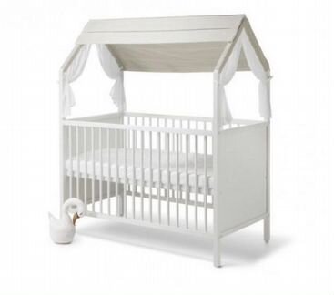 Кровать детская stokke home с балдахином
