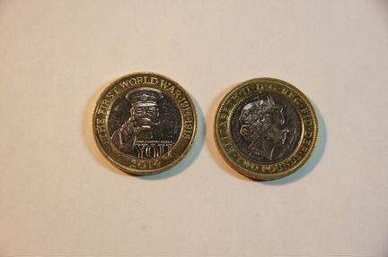 2 фунта 2014 года. Великобритания