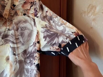 Блуза женская с шалькой р. 54-56