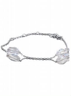 Серебряный браслет с кристаллами Swarovski