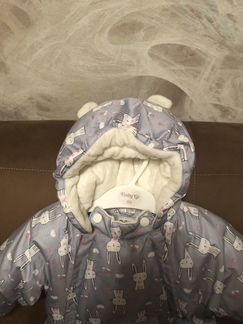 Комбинезон зимний для девочки baby go 80