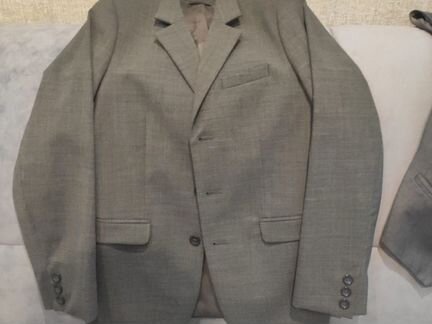 Школьный серый пиджак размер 146