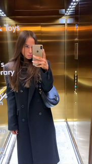 Пальто Zara в мужском стиле