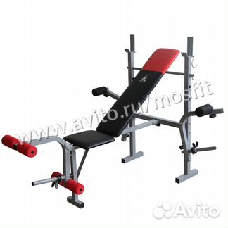 Скамья для жима складная + стойки + опции