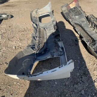 Бампер белый бмв х6 е71 дорест