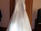 Шикарное белоснежное свадебное платье