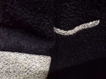 Пальто зимнее с капюшоном, р. 48