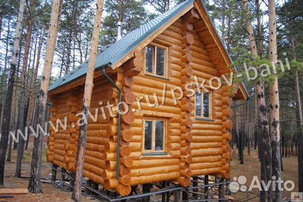 Сруб дома 6х6 в чашу